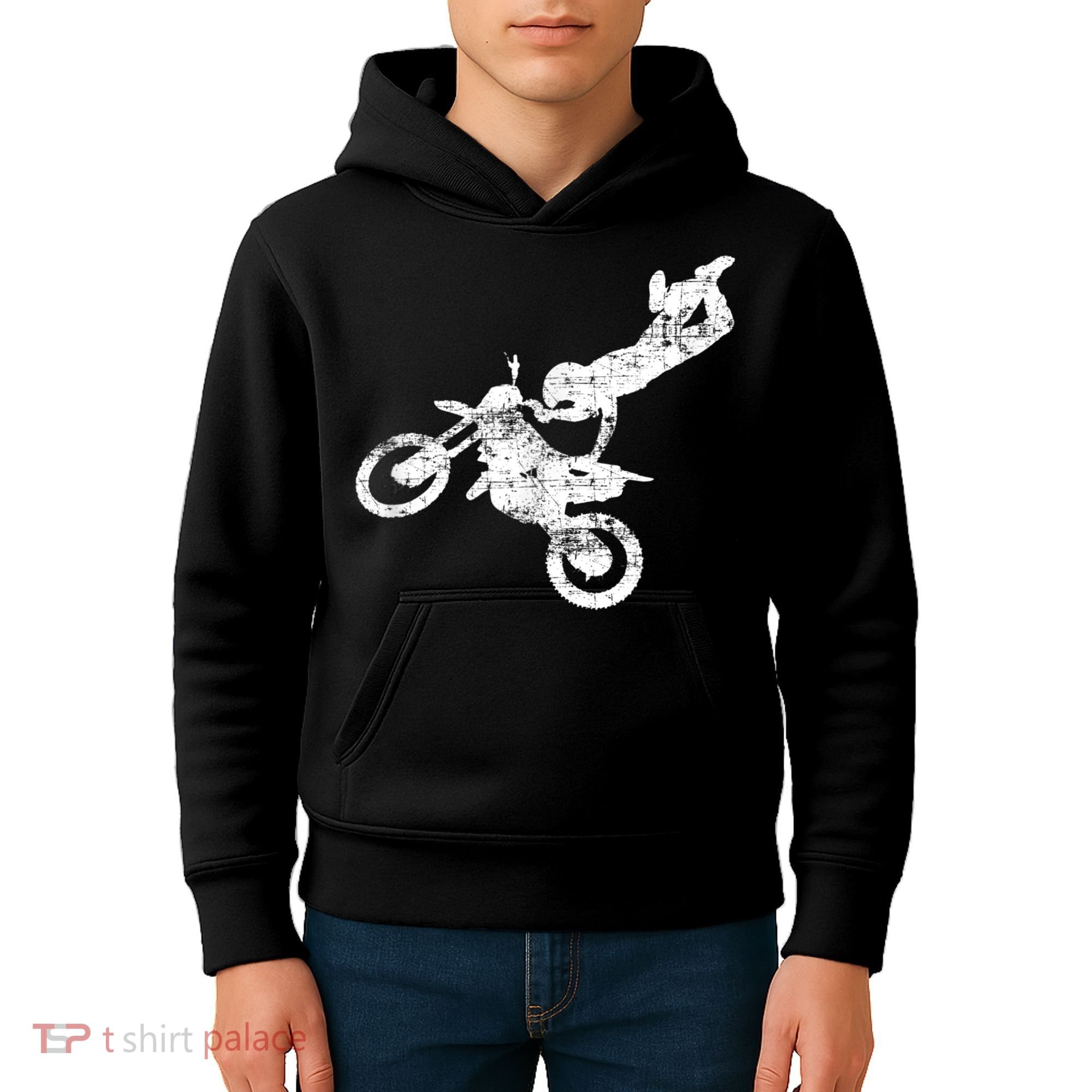 DIRT BIKE FREESTYLE Motocross Enduro Kids Hoodie