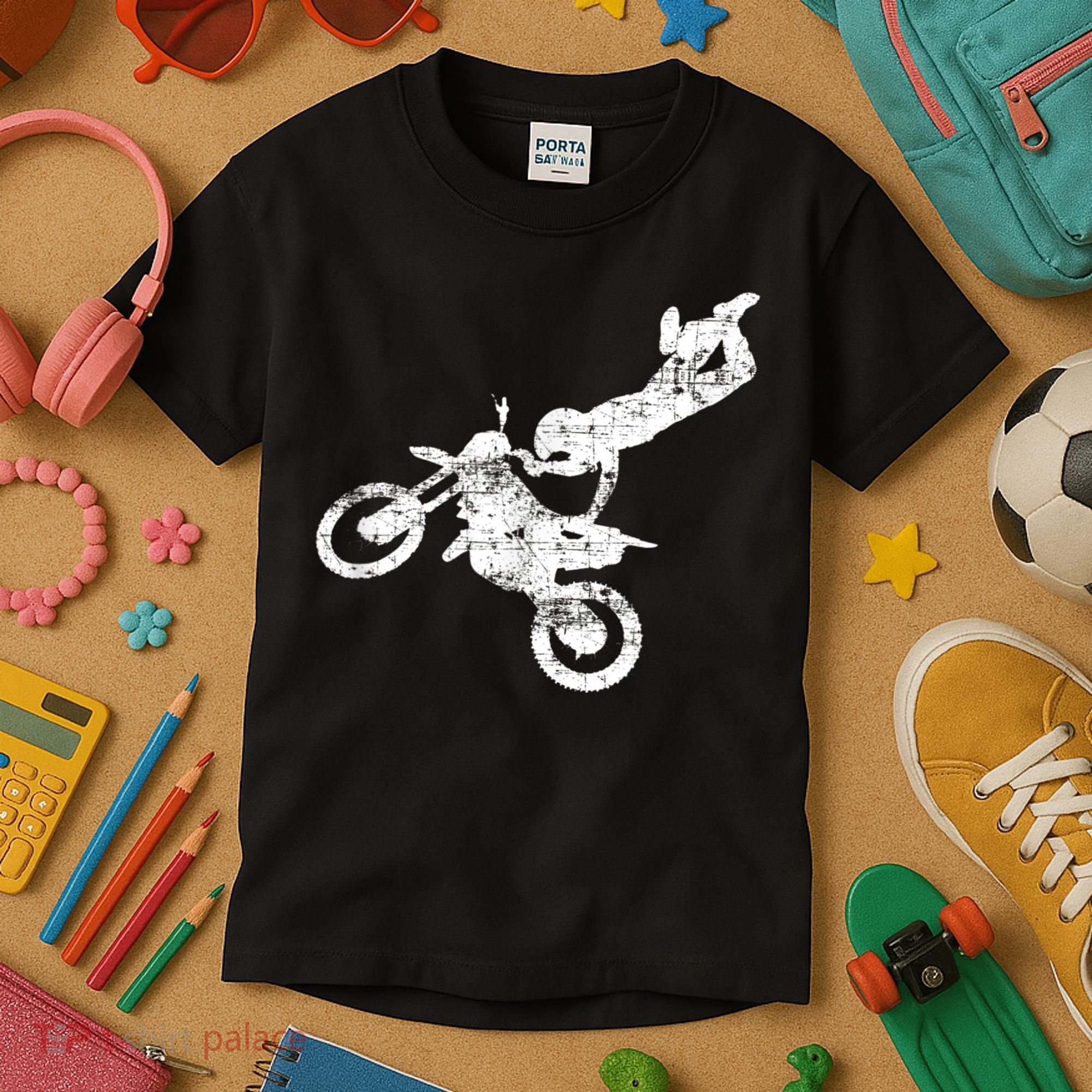 DIRT BIKE FREESTYLE Motocross Enduro Kids T-Shirt
