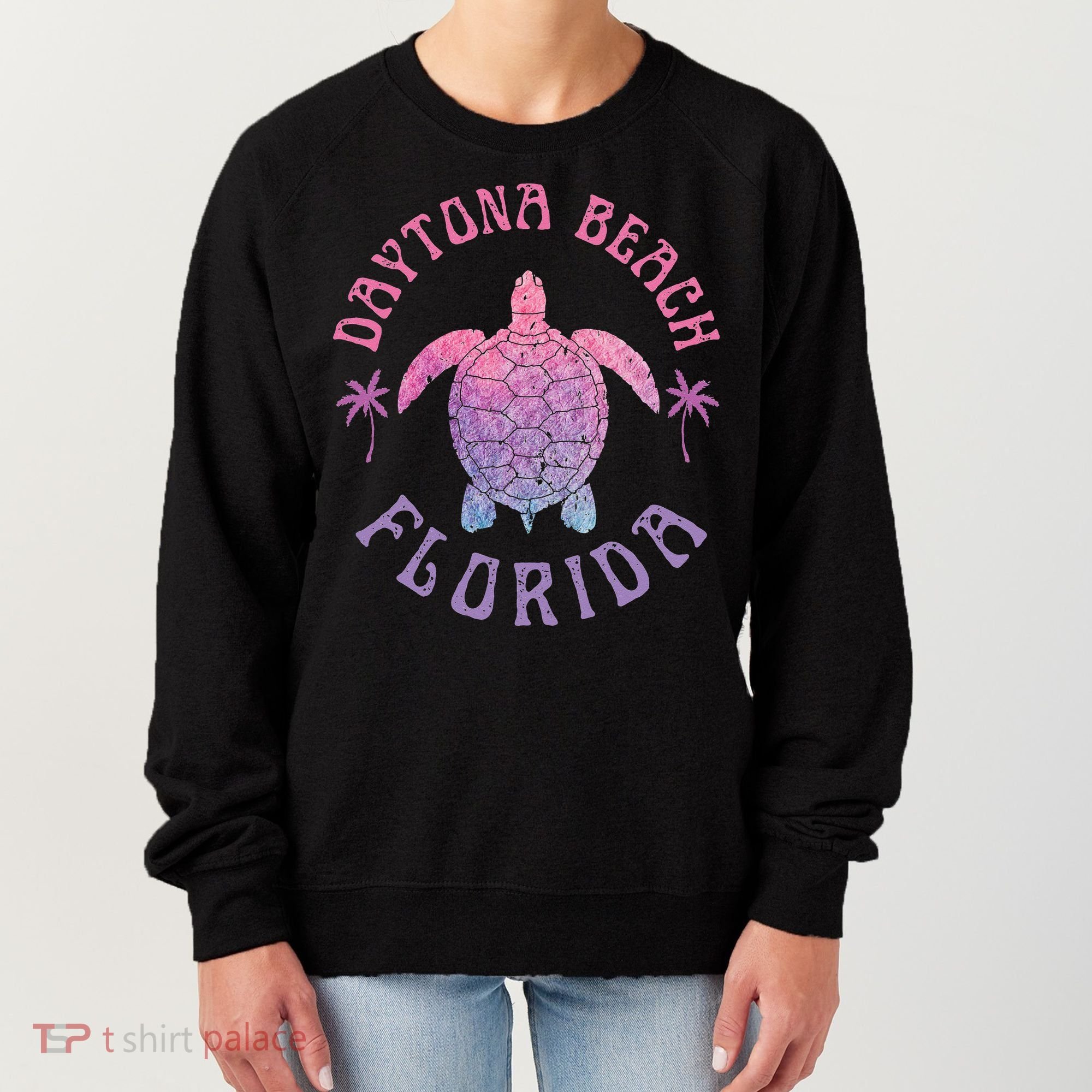 Daytona Beach Florida Sea Turtle Summer Vacation Women's Sweatshirt