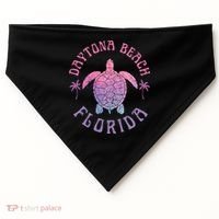 Daytona Beach Florida Sea Turtle Summer Vacation USA-Made Doggie Bandana thumb 0