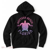Daytona Beach Florida Sea Turtle Summer Vacation Hoodie thumb 0