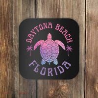 Daytona Beach Florida Sea Turtle Summer Vacation Coaster thumb 0
