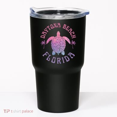 Daytona Beach Florida Sea Turtle Summer Vacation Tumbler