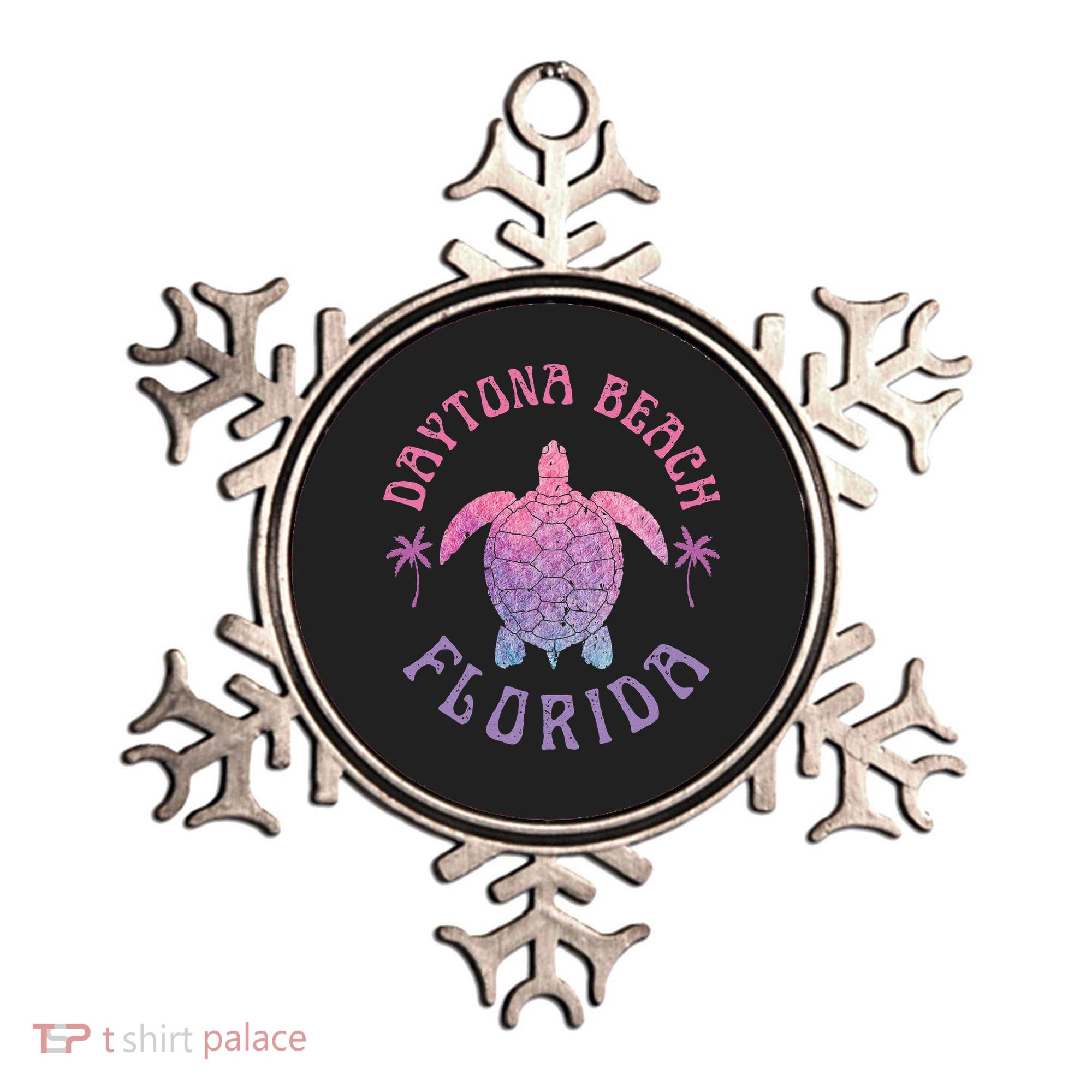 Daytona Beach Florida Sea Turtle Summer Vacation Ornament