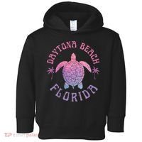 Daytona Beach Florida Sea Turtle Summer Vacation Toddler Hoodie thumb 0