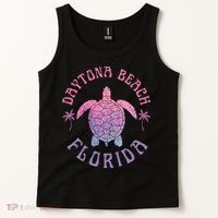 Daytona Beach Florida Sea Turtle Summer Vacation Tank Top thumb 2