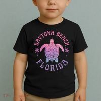 Daytona Beach Florida Sea Turtle Summer Vacation Toddler T-Shirt thumb 2