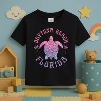 Daytona Beach Florida Sea Turtle Summer Vacation Toddler T-Shirt thumb 3