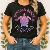 Daytona Beach Florida Sea Turtle Summer Vacation Women's T-Shirt thumb 2