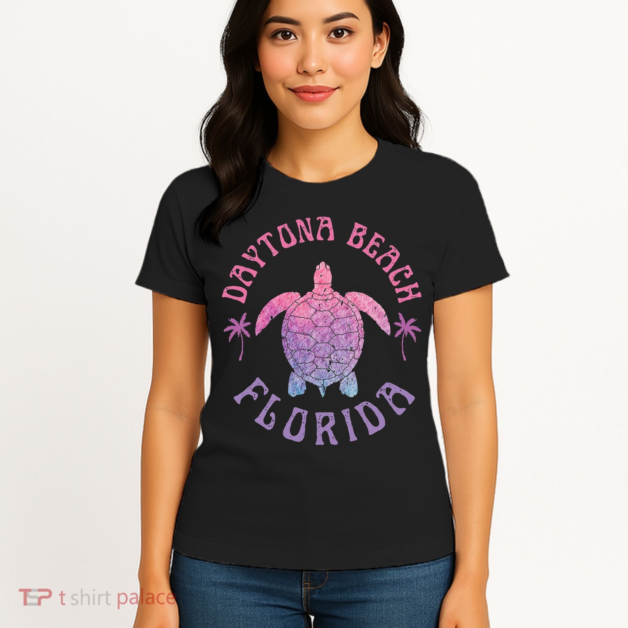 Daytona Beach Florida Sea Turtle Summer Vacation Women's T-Shirt