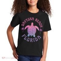 Daytona Beach Florida Sea Turtle Summer Vacation Kids T-Shirt thumb 2