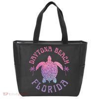Daytona Beach Florida Sea Turtle Summer Vacation Tote Bag thumb 0