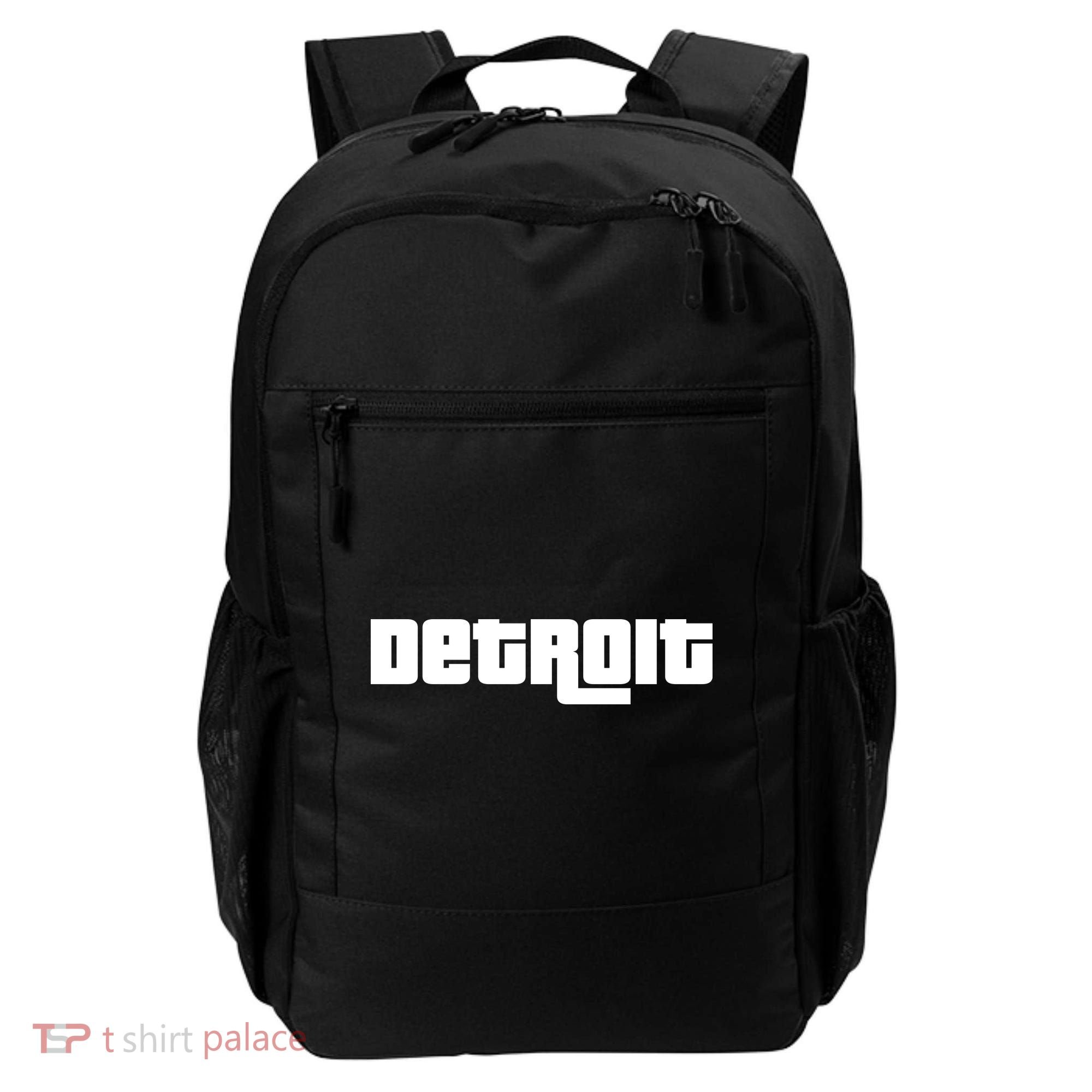 Detroit Bold Future Style Logo Backpack