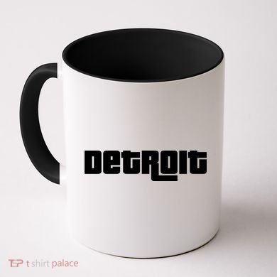 Detroit Bold Future Style Logo Coffee Mug