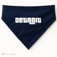 Detroit Bold Future Style Logo USA-Made Doggie Bandana thumb 0