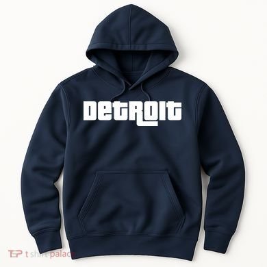 Detroit Bold Future Style Logo Hoodie