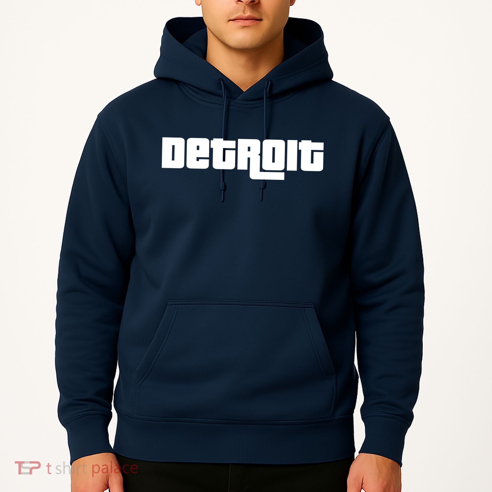 Detroit Bold Future Style Logo Hoodie