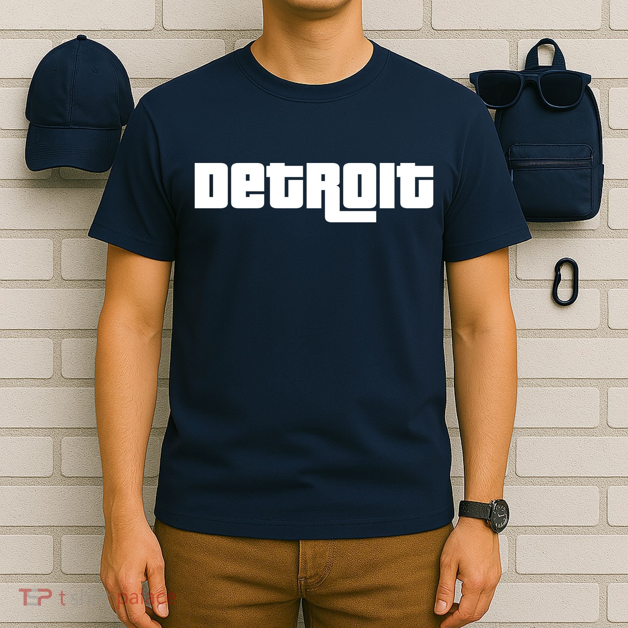 Detroit Bold Future Style Logo T-Shirt