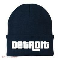 Detroit Bold Future Style Logo Beanie thumb 0