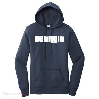 Detroit Bold Future Style Logo Women's Hoodie