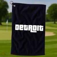 Detroit Bold Future Style Logo Golf Towel thumb 1