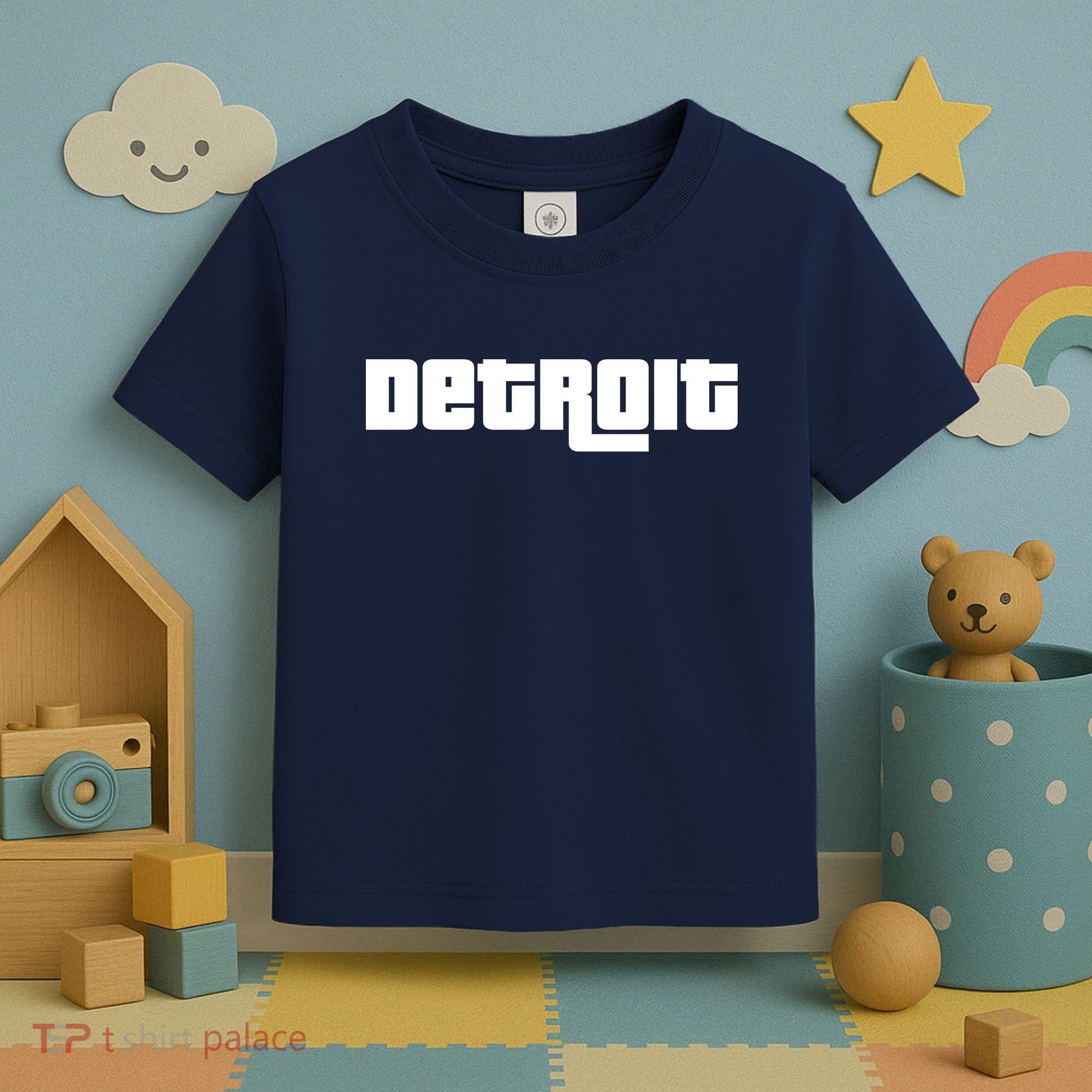 Detroit Bold Future Style Logo Toddler T-Shirt