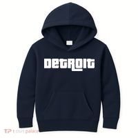 Detroit Bold Future Style Logo Kids Hoodie thumb 0