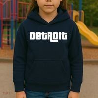 Detroit Bold Future Style Logo Kids Hoodie thumb 3