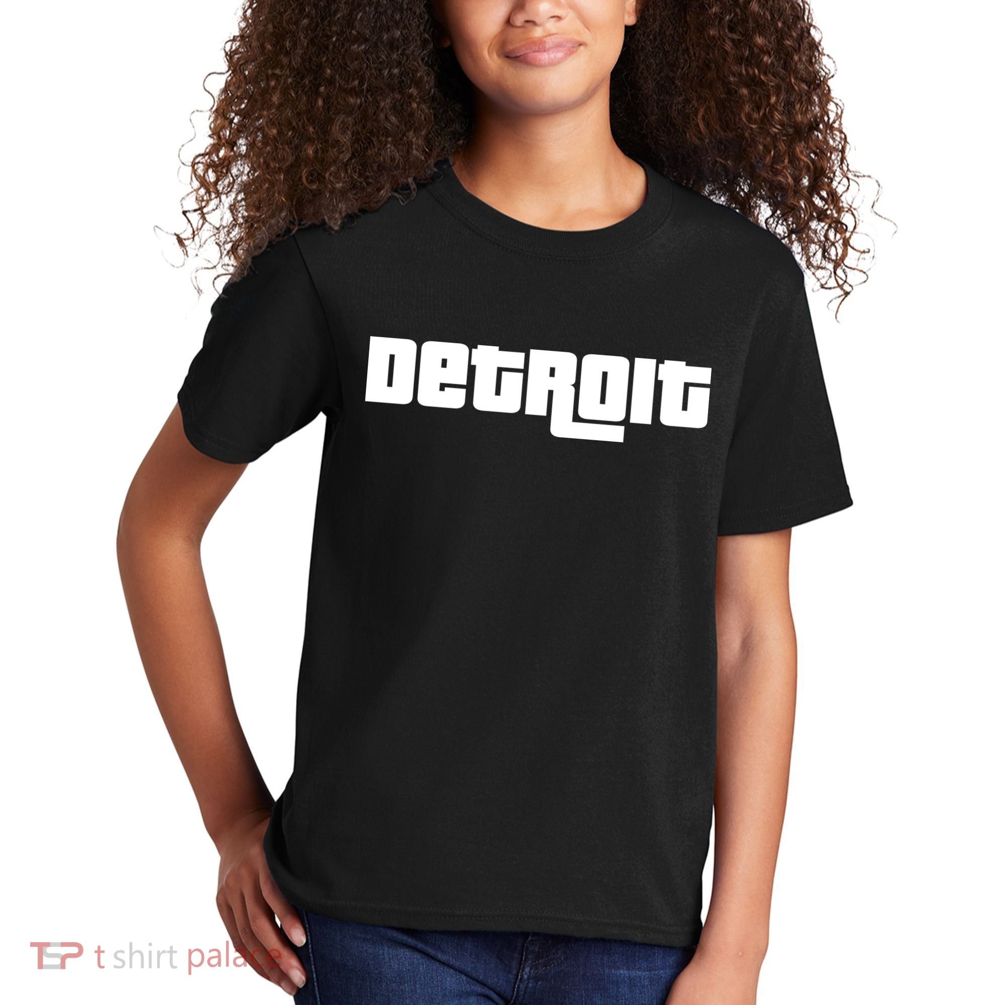 Detroit Bold Future Style Logo Kids T-Shirt