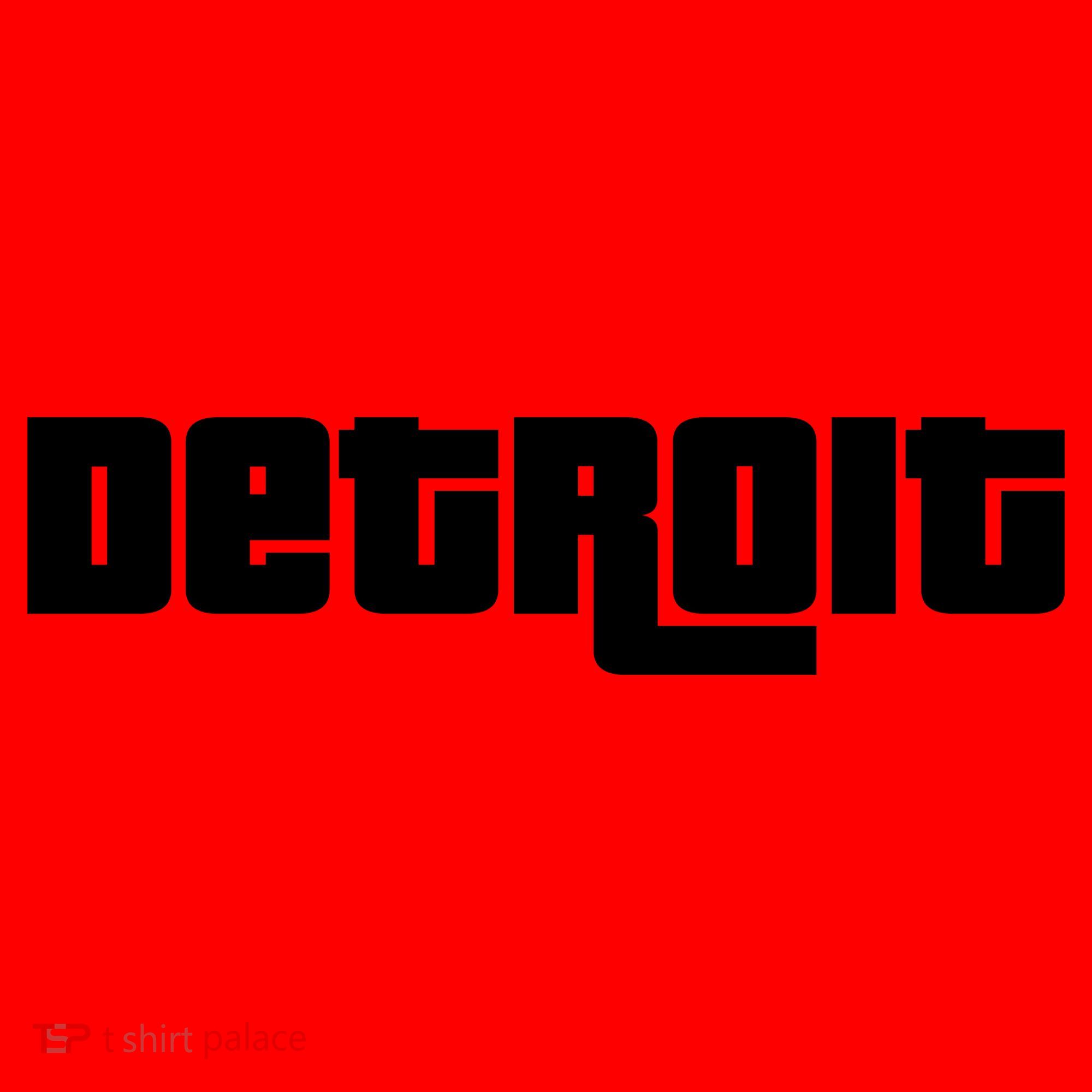 Detroit Bold Future Style Logo Santa Hat