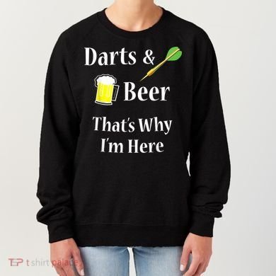 Darts Beer Funny For Dart Player Women's Sweatshirt