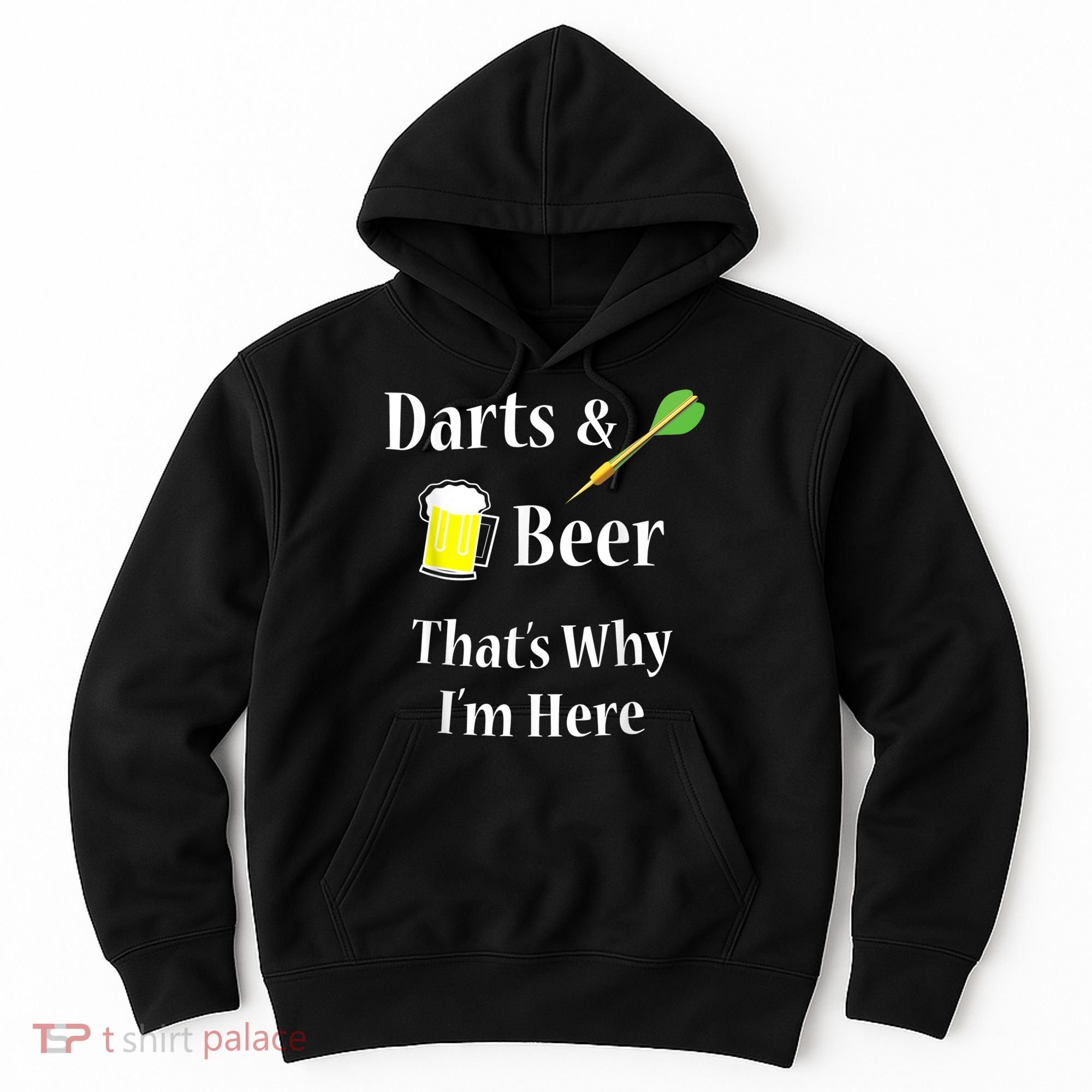 Darts Beer Funny For Dart Player Hoodie