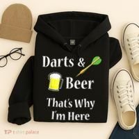 Darts Beer Funny For Dart Player Hoodie thumb 4