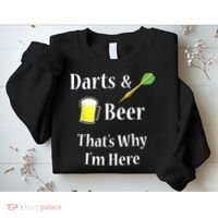 Darts Beer Funny For Dart Player Sweatshirt thumb 2