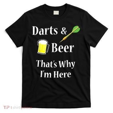 Darts Beer Funny For Dart Player T-Shirt