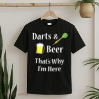 Darts Beer Funny For Dart Player T-Shirt thumb 2