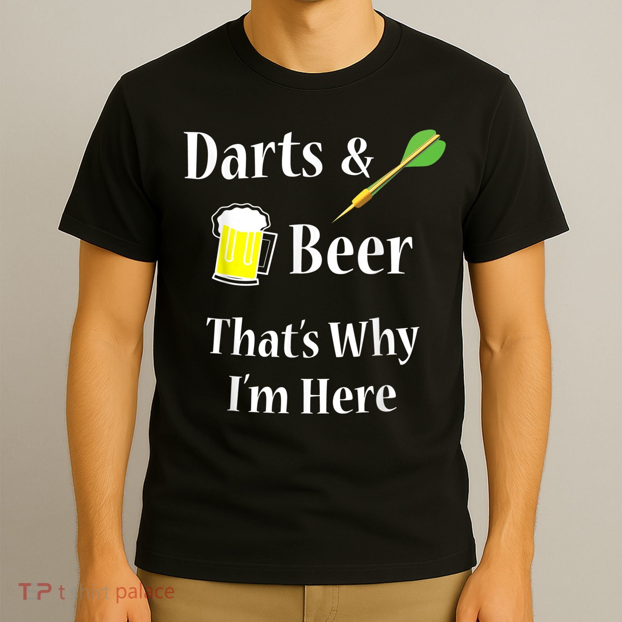 Darts Beer Funny For Dart Player T-Shirt
