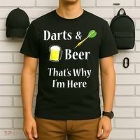 Darts Beer Funny For Dart Player T-Shirt thumb 6