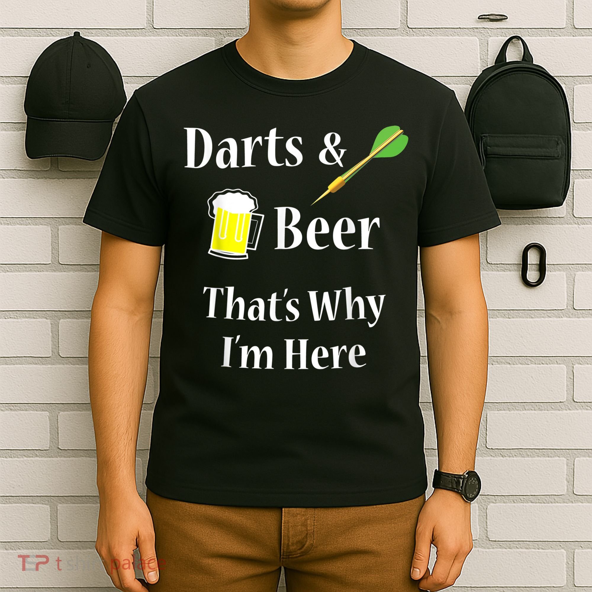 Darts Beer Funny For Dart Player T-Shirt