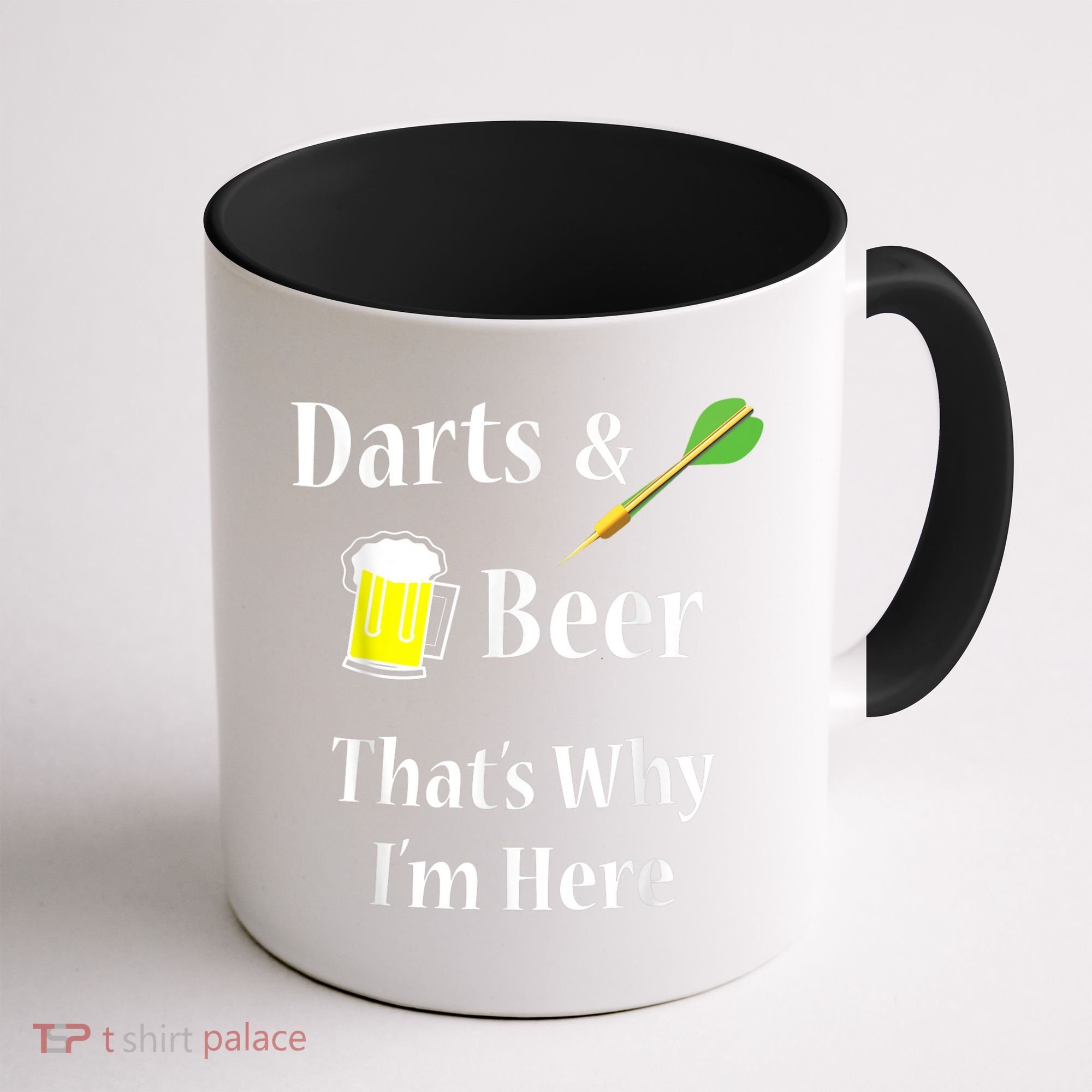 Darts Beer Funny For Dart Player Coffee Mug