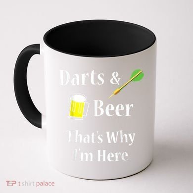 Darts Beer Funny For Dart Player Coffee Mug