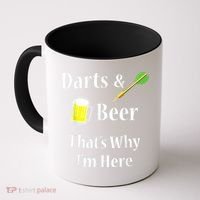 Darts Beer Funny For Dart Player Coffee Mug thumb 0