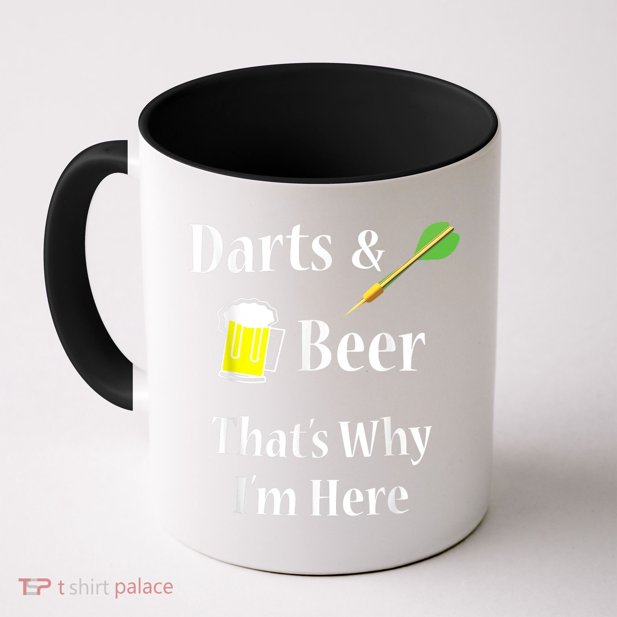 Darts Beer Funny For Dart Player Coffee Mug