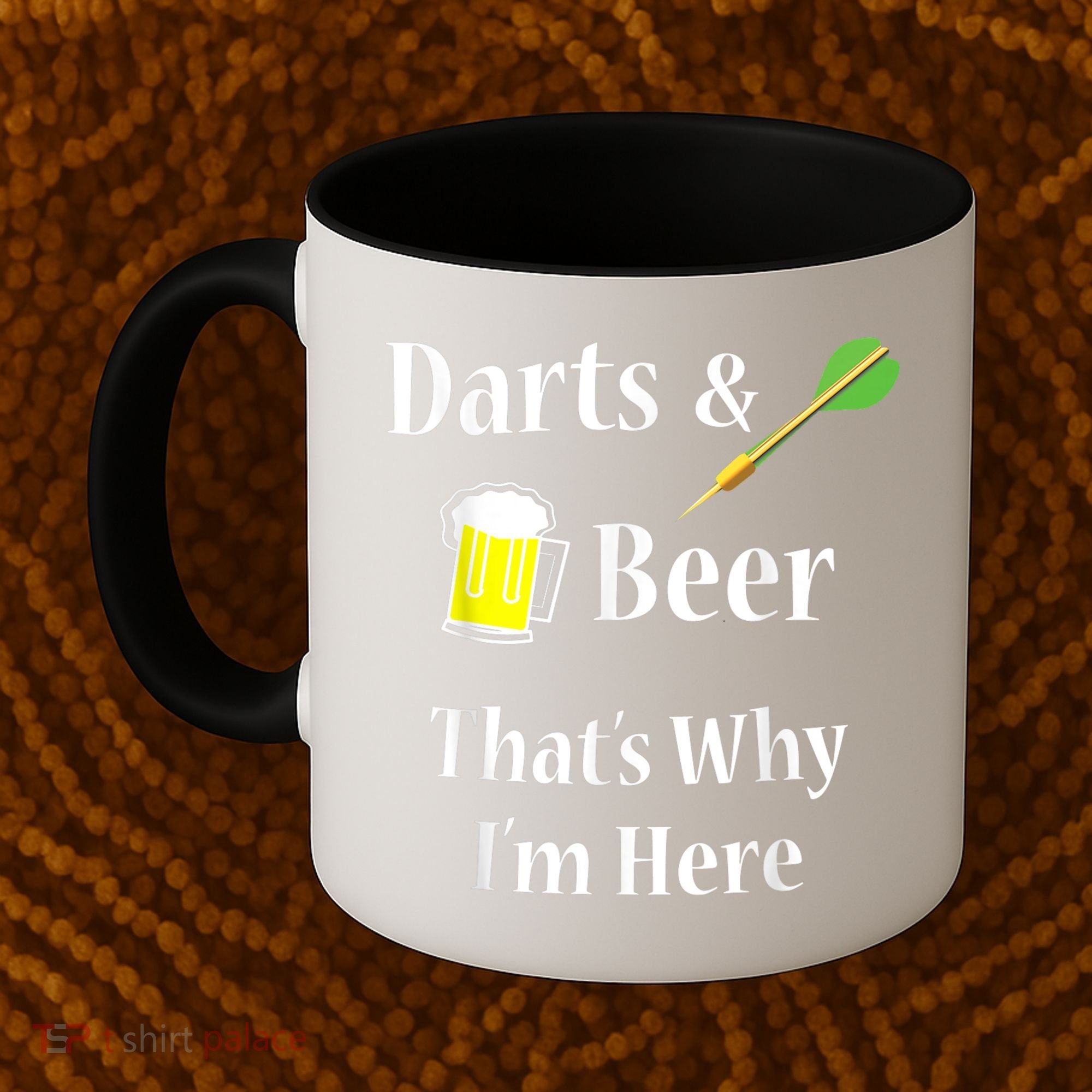 Darts Beer Funny For Dart Player Coffee Mug