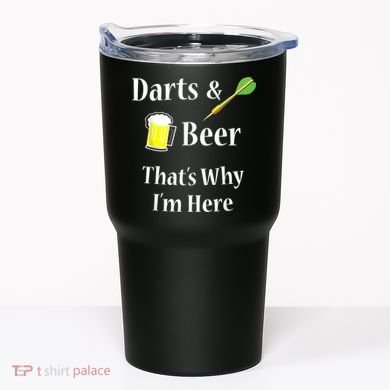 Darts Beer Funny For Dart Player Tumbler