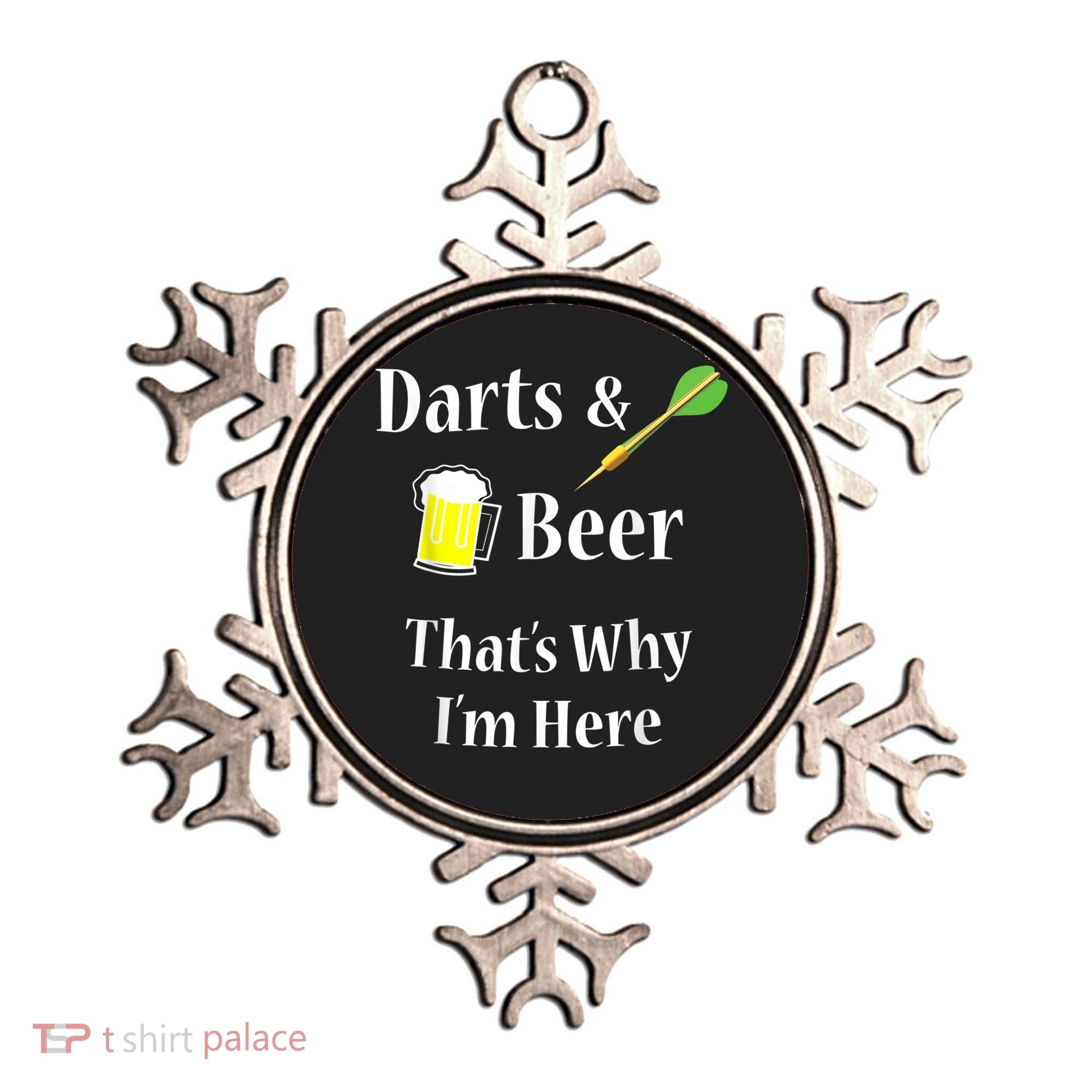 Darts Beer Funny For Dart Player Ornament