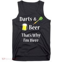 Darts Beer Funny For Dart Player Tank Top thumb 0
