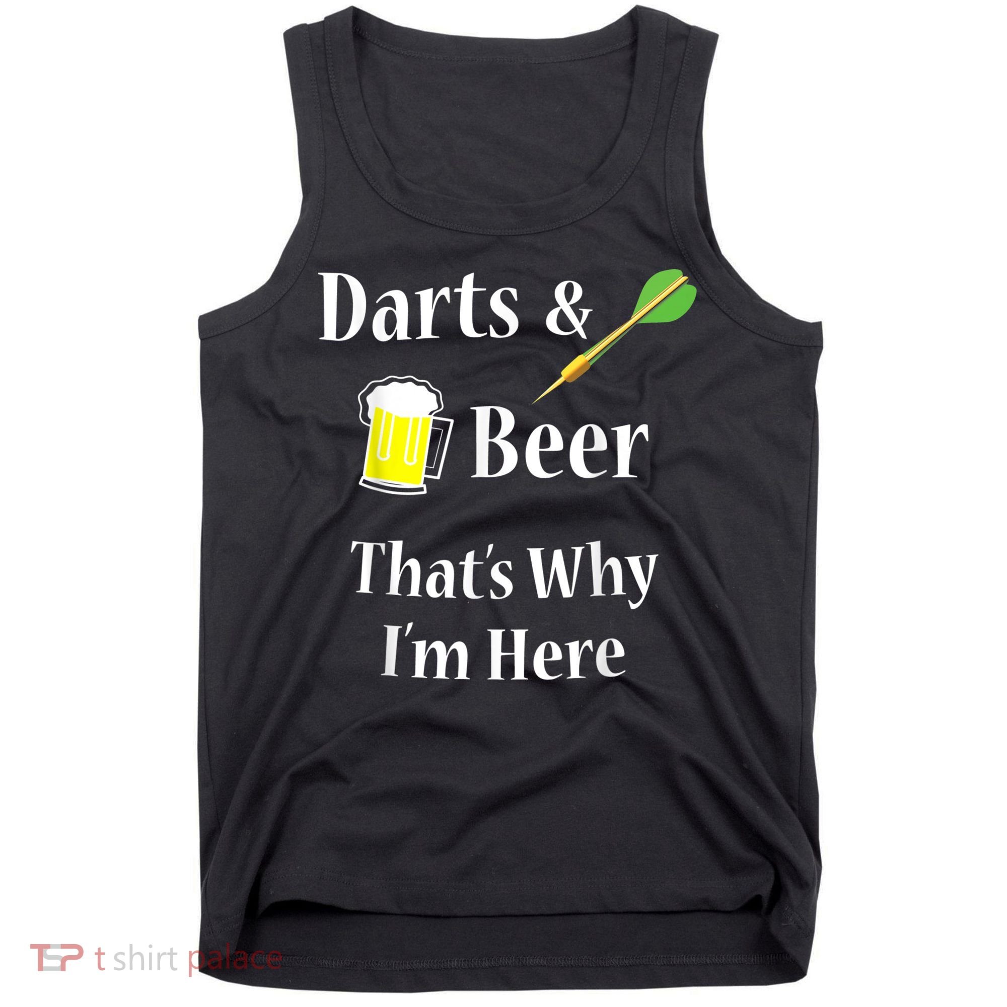 Darts Beer Funny For Dart Player Tank Top