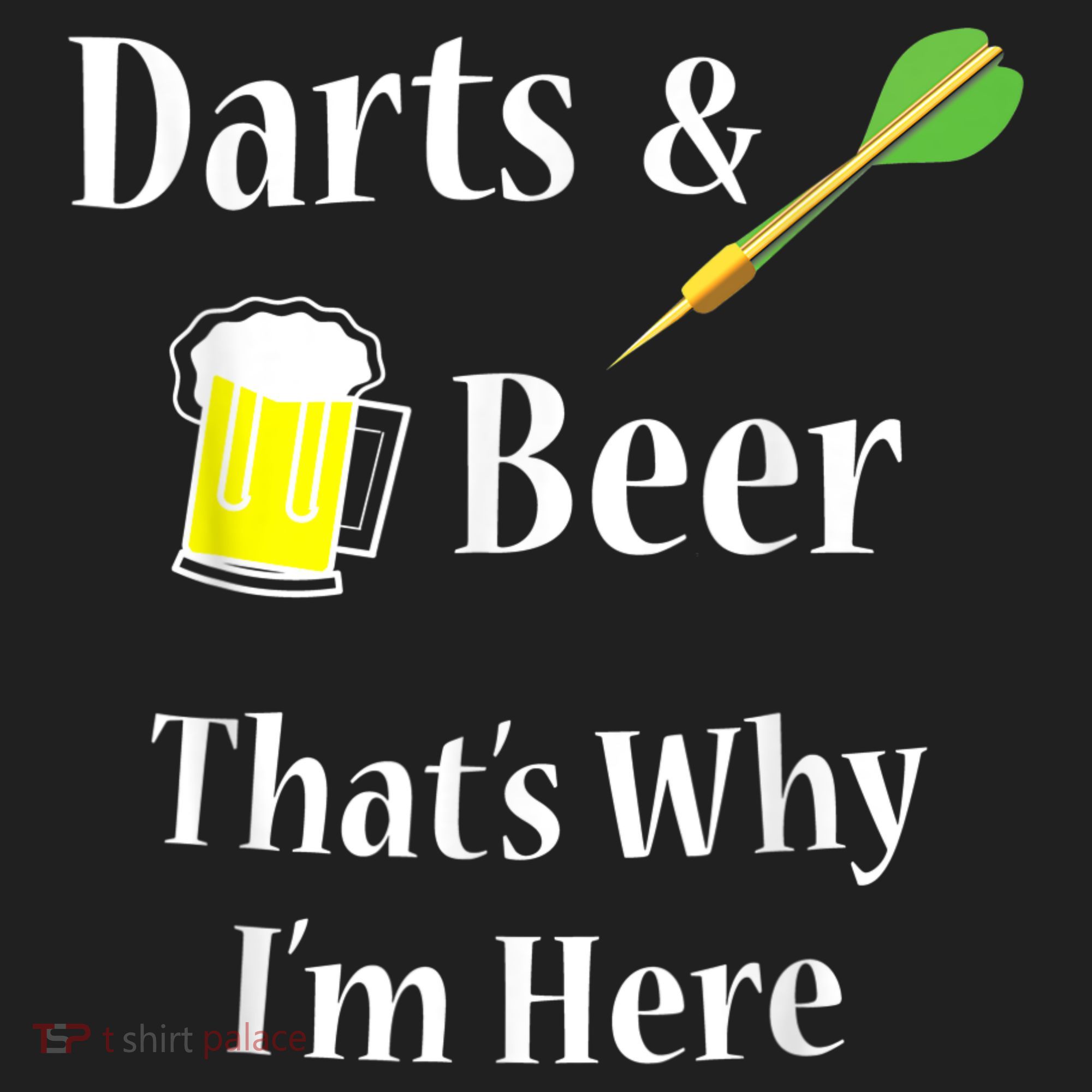 Darts Beer Funny For Dart Player Golf Towel