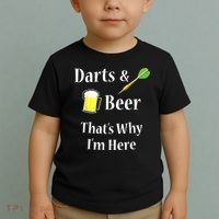 Darts Beer Funny For Dart Player Toddler T-Shirt thumb 2